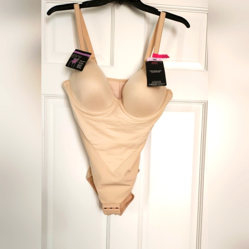 Women's Maidenform Beige Bodysuit